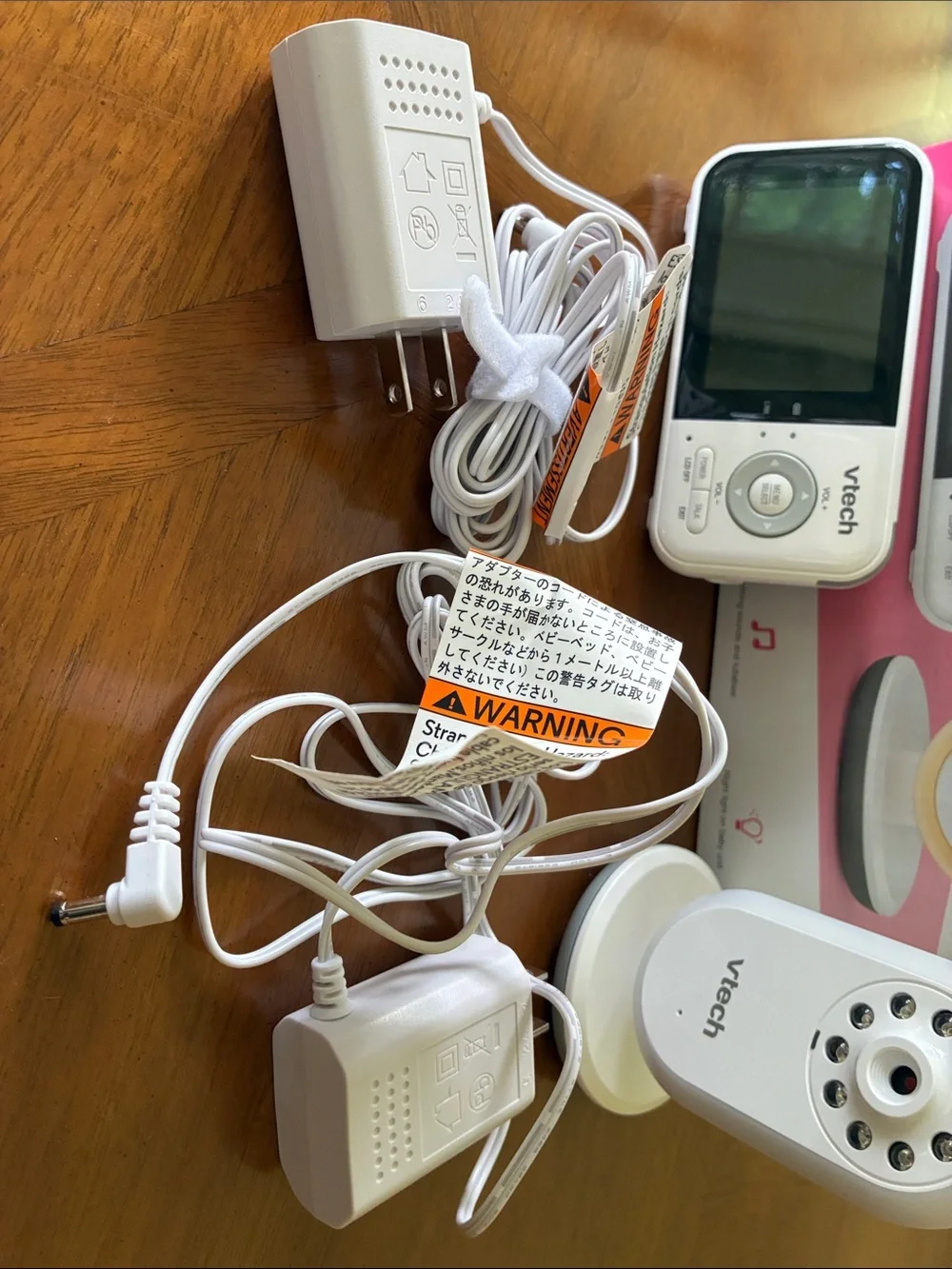 VTech White Fixed-Position Video Baby Monitor - 2.8